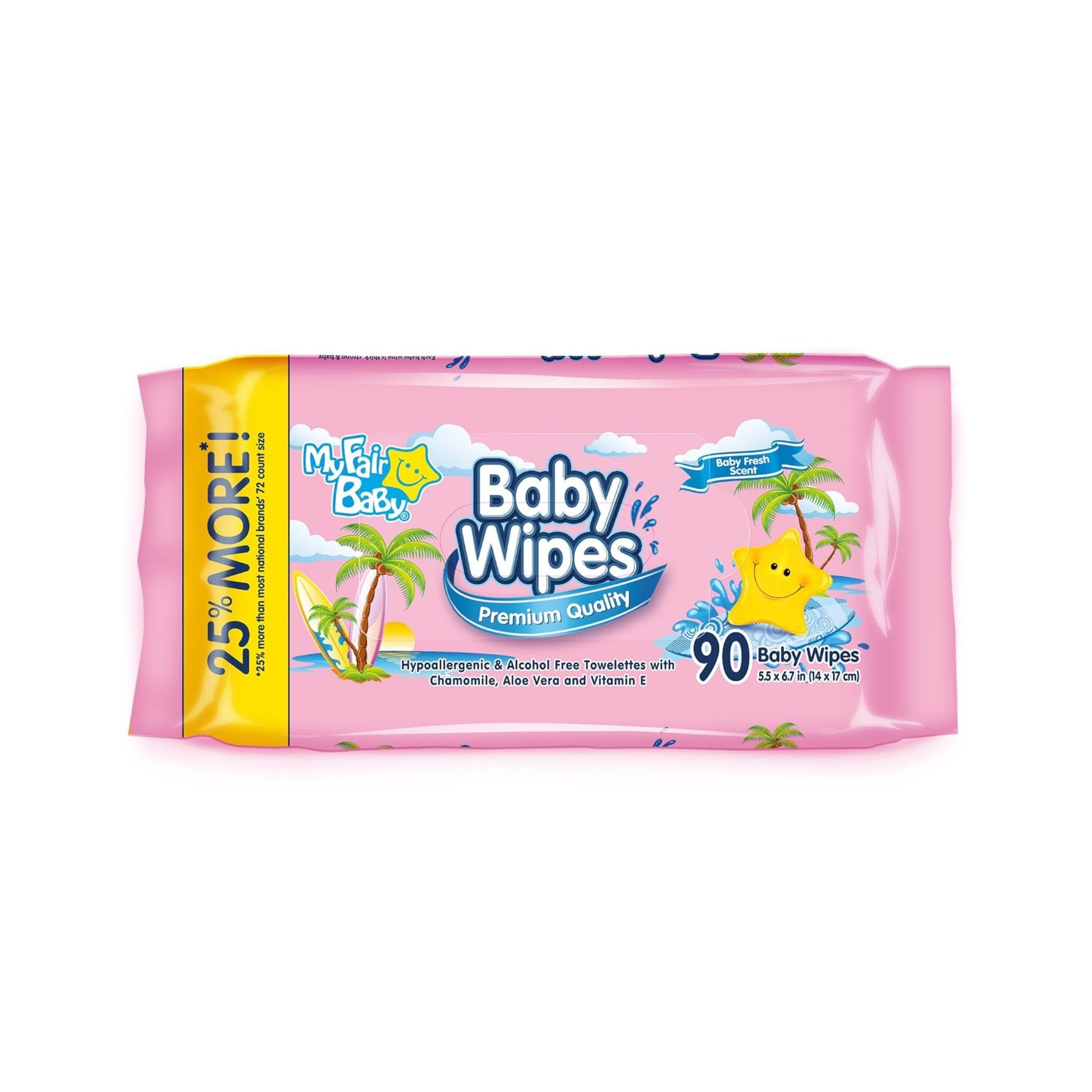 My Fair Baby Premium Wipes Pink