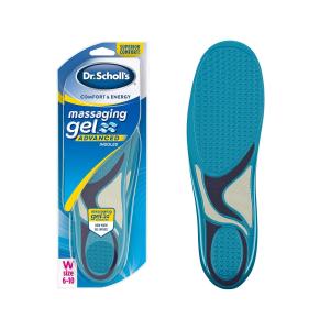 Dr. Scholl's Comfort & Energy Massaging Gel Advanced Insoles For Women - Size (6-10)