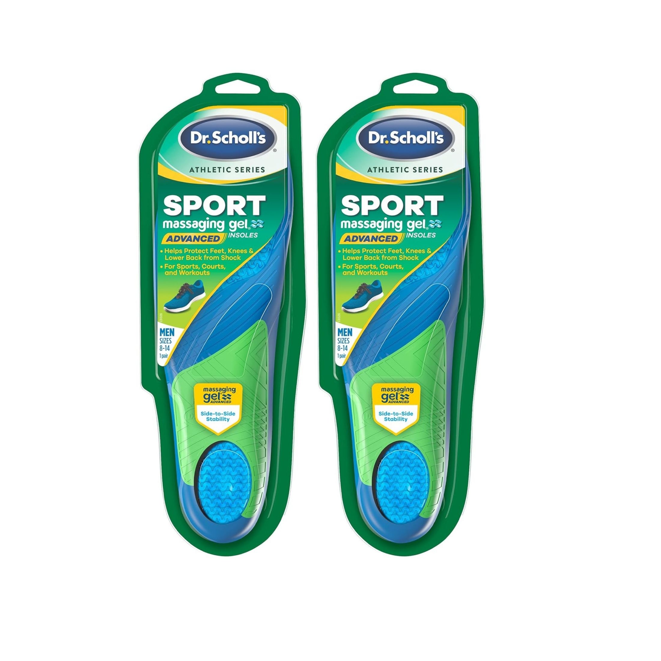 Dr. Scholl's Athletic Series Sport Insoles For Men 8-14