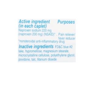 Aleve All Day Strong 220 Mg Pain Reliever/Fever Reducer Caplets 50 Ea Box
