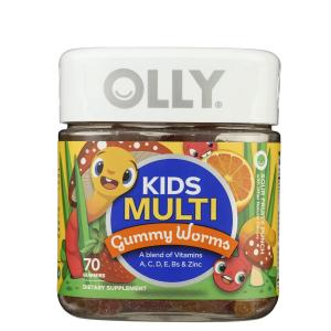 Olly Kids Sour Fruity Punch Multivitamin Gummy Worms