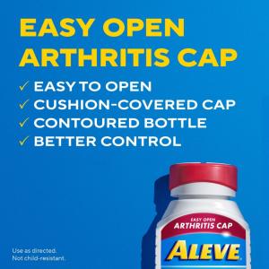 Aleve Naproxen Sodium Pain Reliever - Fever Reducer With Arthritis Cap -- 220 Mg - 90 Caplets