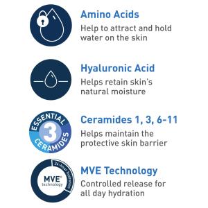 CeraVe Hydrating Cream-To-Foam Cleanser For Normal To Dry Skin - 12 Oz