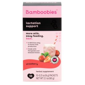 Bamboobies Lactation Support Dietary Supplements Drink Mix