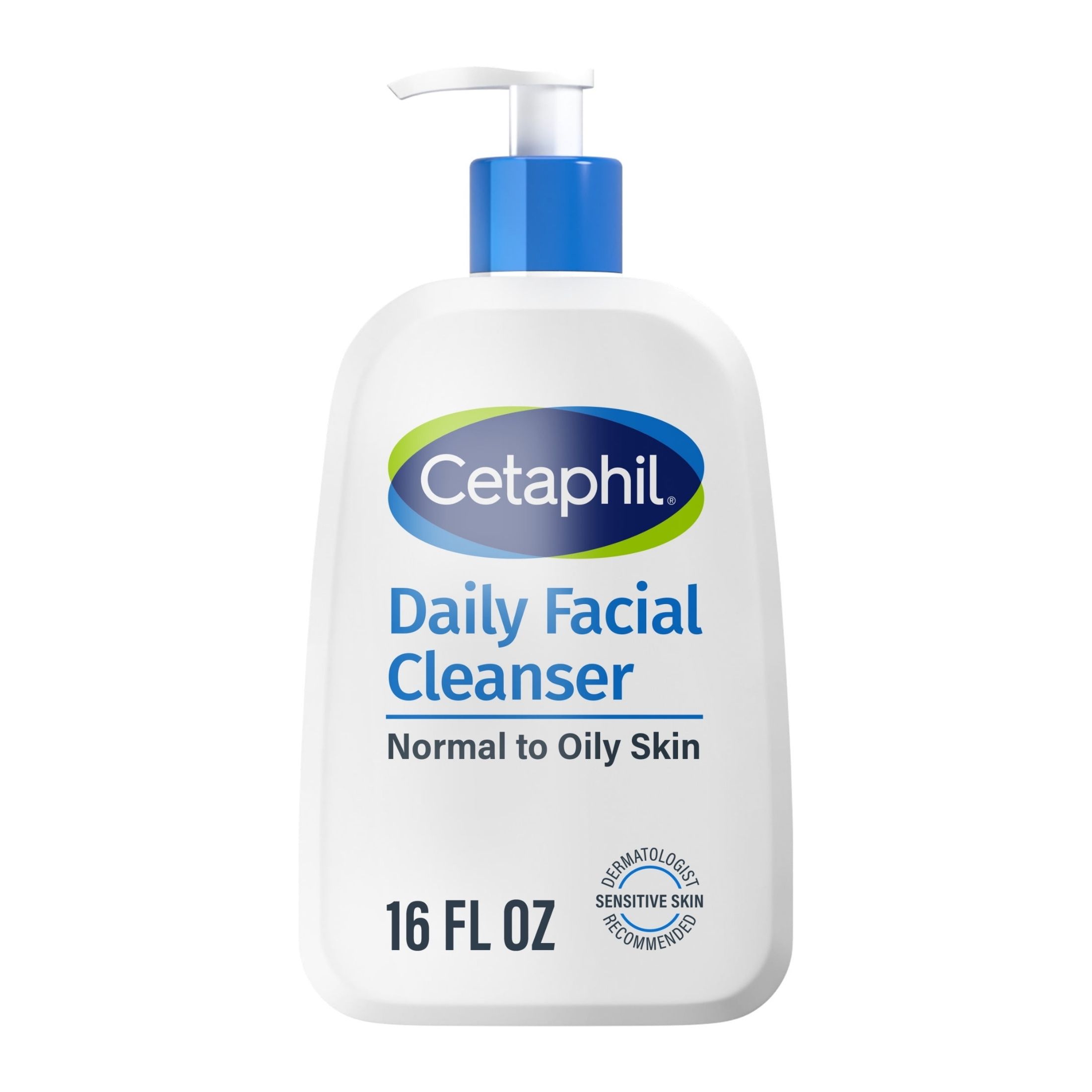 Cetaphil Daily Facial Cleanser Combination To Oily, Sensitive Skin 16 Fl Oz