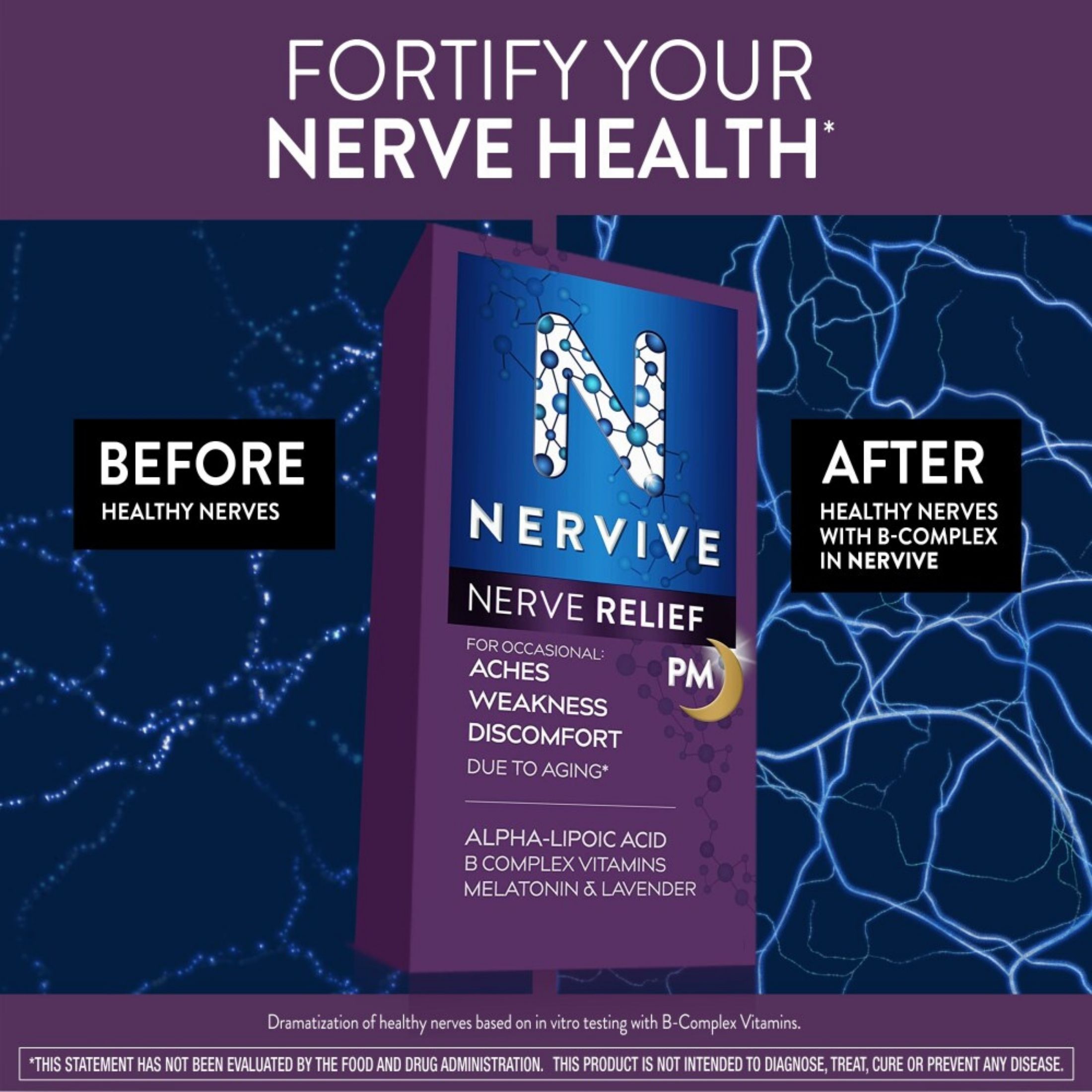 Nervive Nerve Relief PM Tablets - 30ct