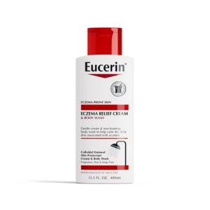 Eucerin Eczema Relief Cream & Body Wash Gentle Cleanser - 13.5 Fl Oz