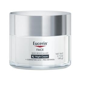 Eucerin Q10 Anti-Wrinkle + Pro-Retinol Night Cream, 1.7 Fl Oz - 48 G