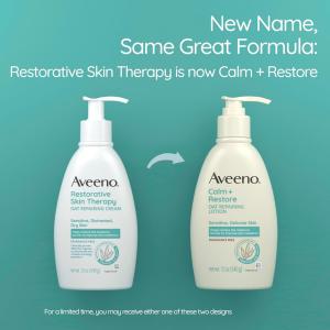 Aveeno Restorative Skin Therapy Oat Repairing Cream, Dry Skin, 12 Oz