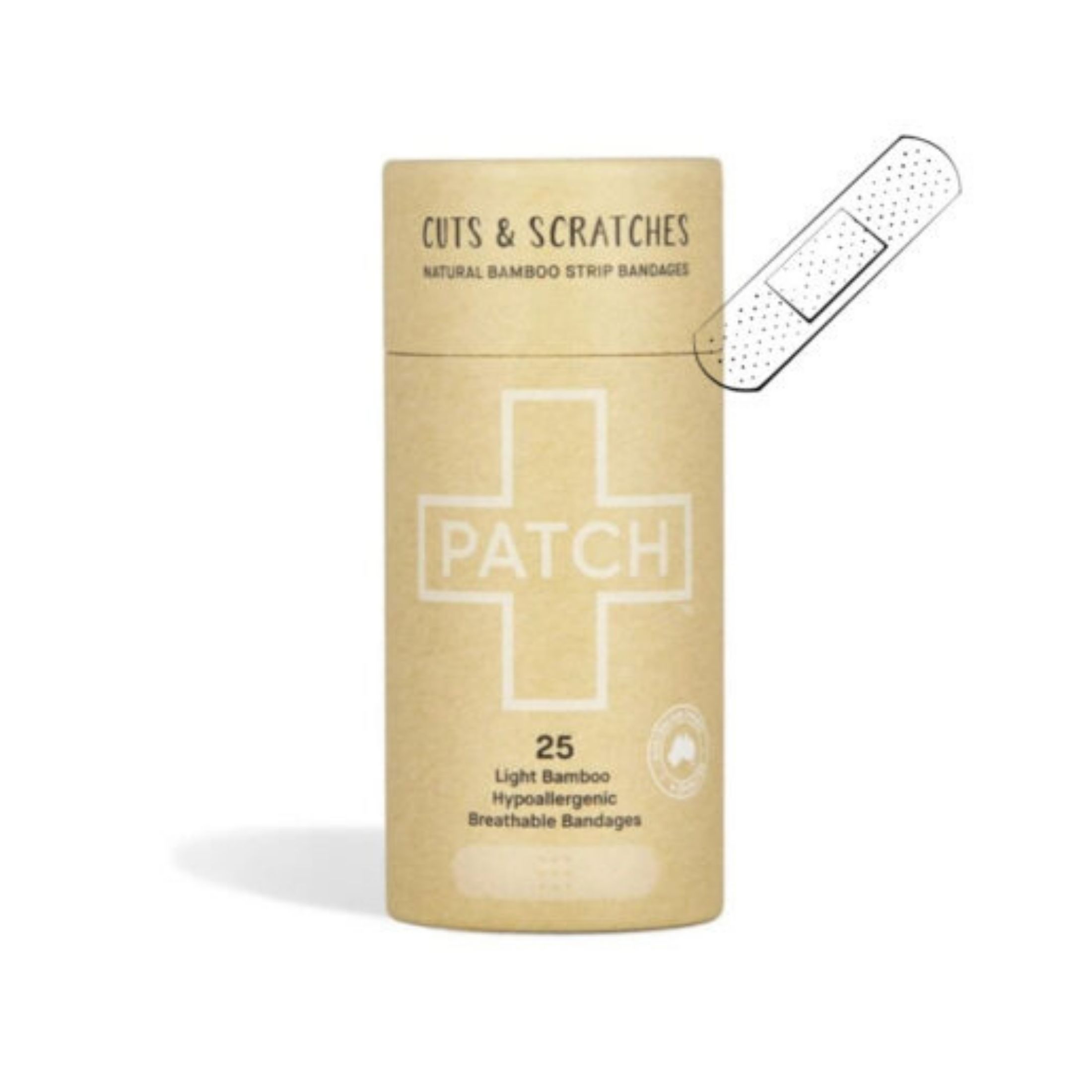 Patch Cuts & Scratches Bamboo Adhesive Strips 25 Count By Nutricare