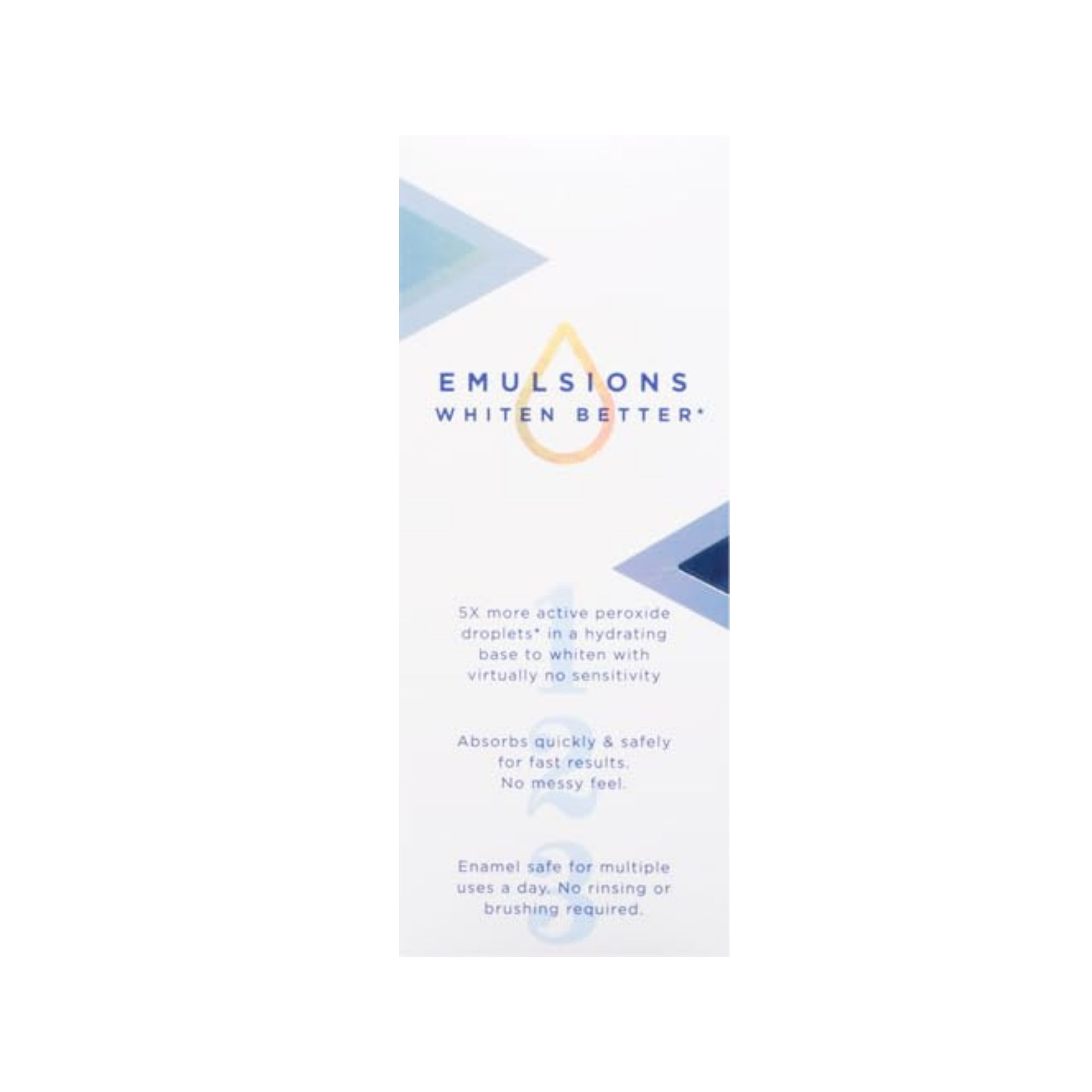 Crest Whitening Emulsions