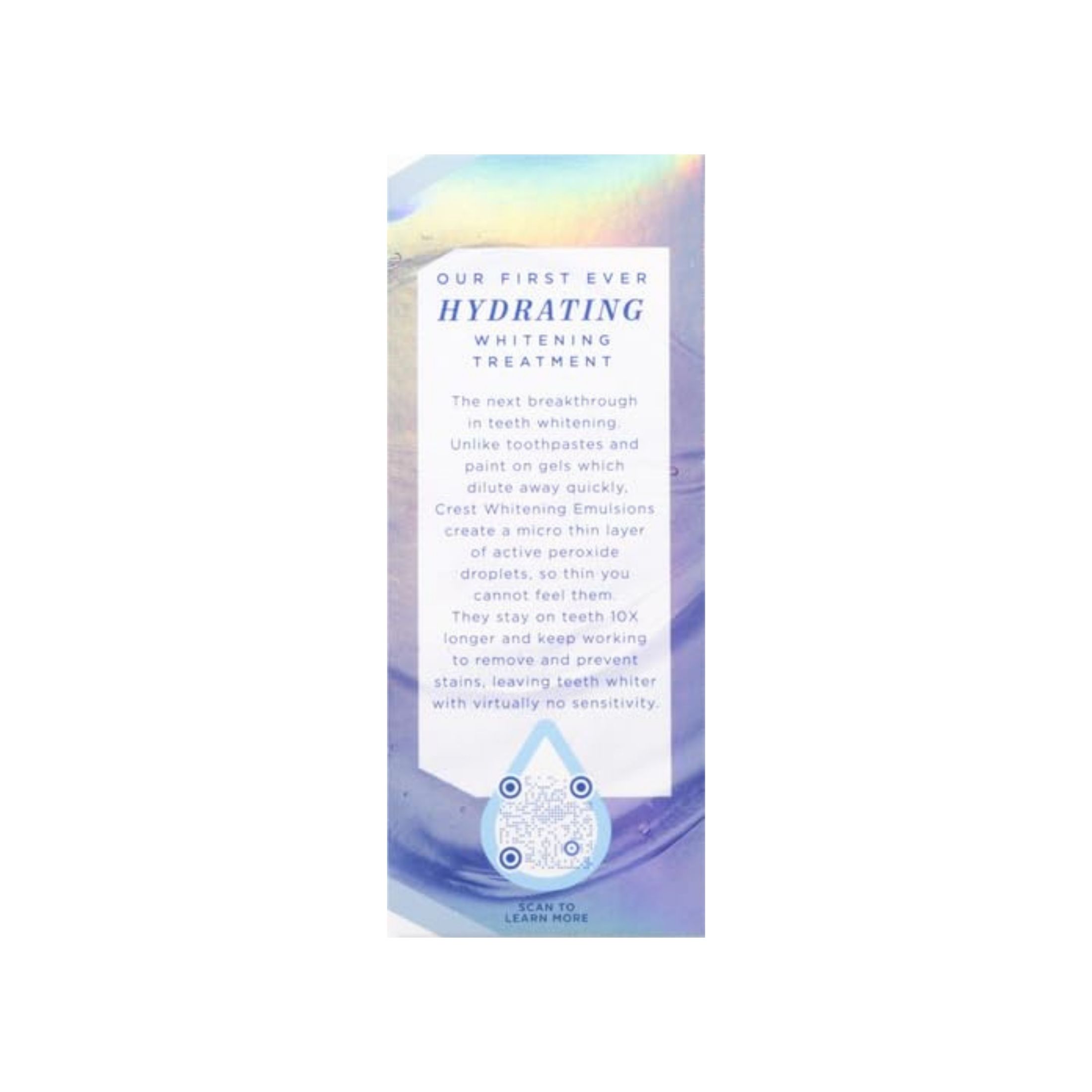 Crest Whitening Emulsions