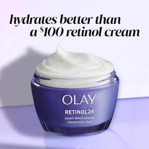 Olay Regenerist Retinol 24 Night Facial Cream, 1.7 Fl Oz