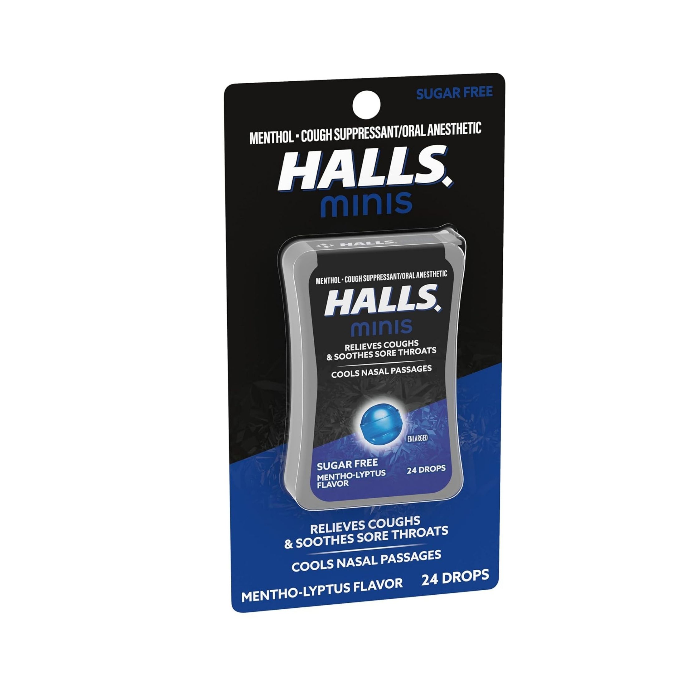 Halls Minis Sugar Free Menthol