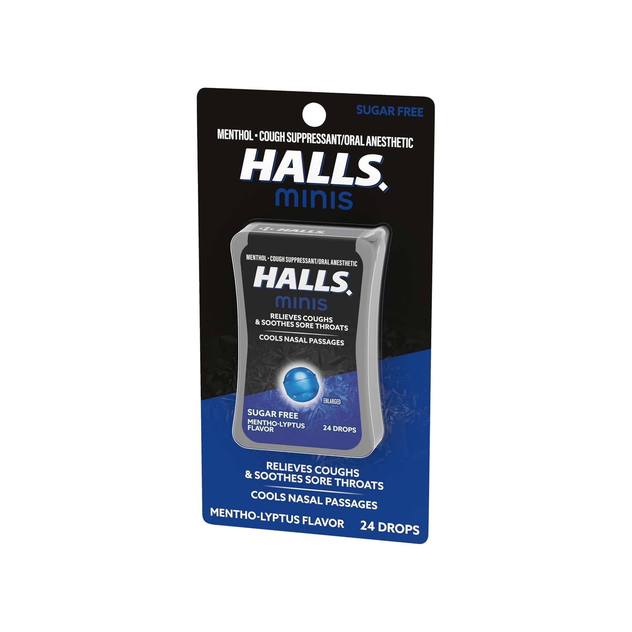 Halls Minis Sugar Free Menthol