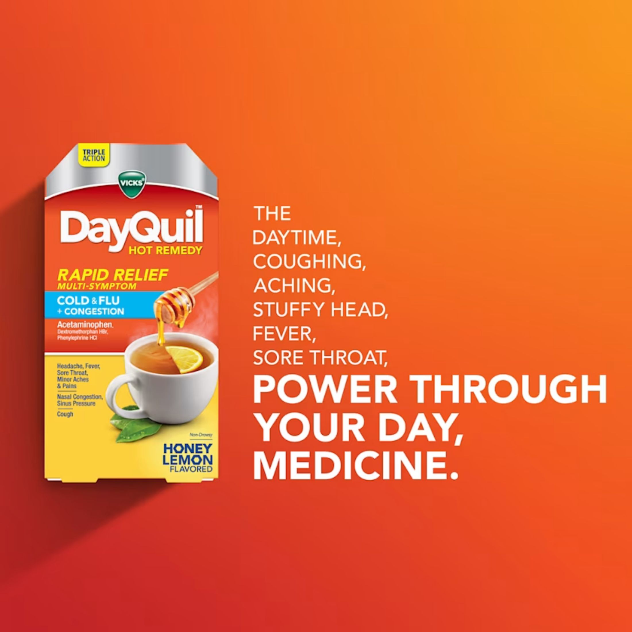 Vicks Tea Dayquil Sachet