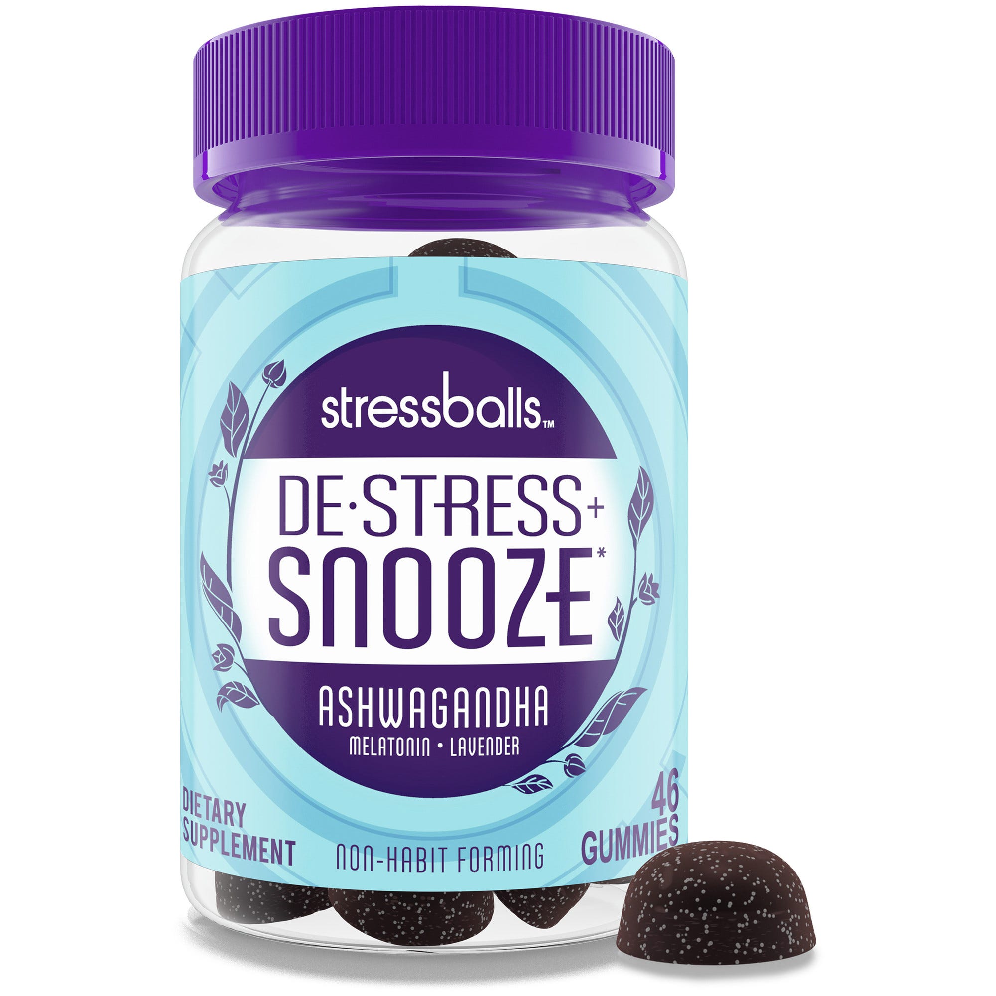 Stressballs De Stress & Snooze Supplement Gummies