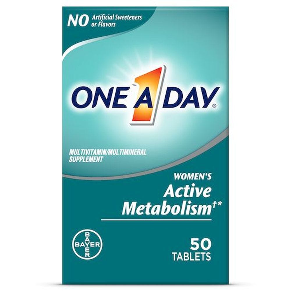 One A Day Multivitamin, Women's Active Metabolism, Tablets