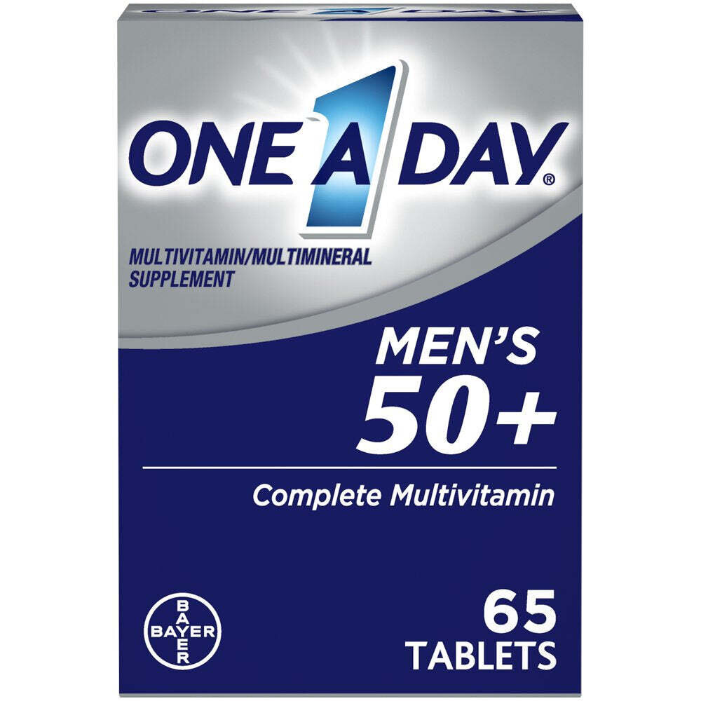 One A Day Men's 50+ Complete Multivitamin Tablets
