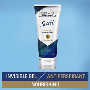 Secret Antiperspirant, Nourishing, 48 Hr, Invisible Gel 2.5 Oz
