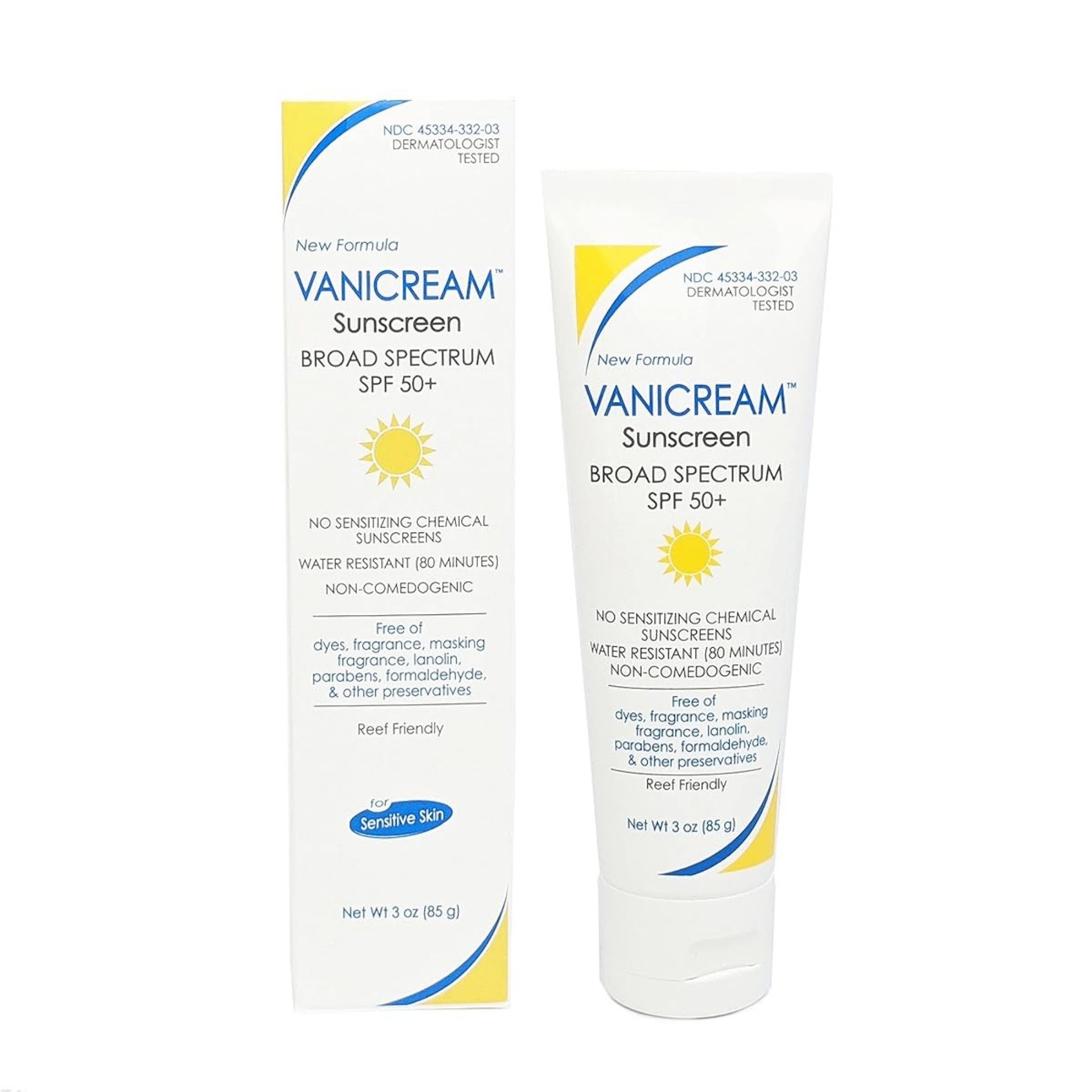 Vanicream Mineral Sport Sunscreen Cream - SPF 35 - 3 Oz