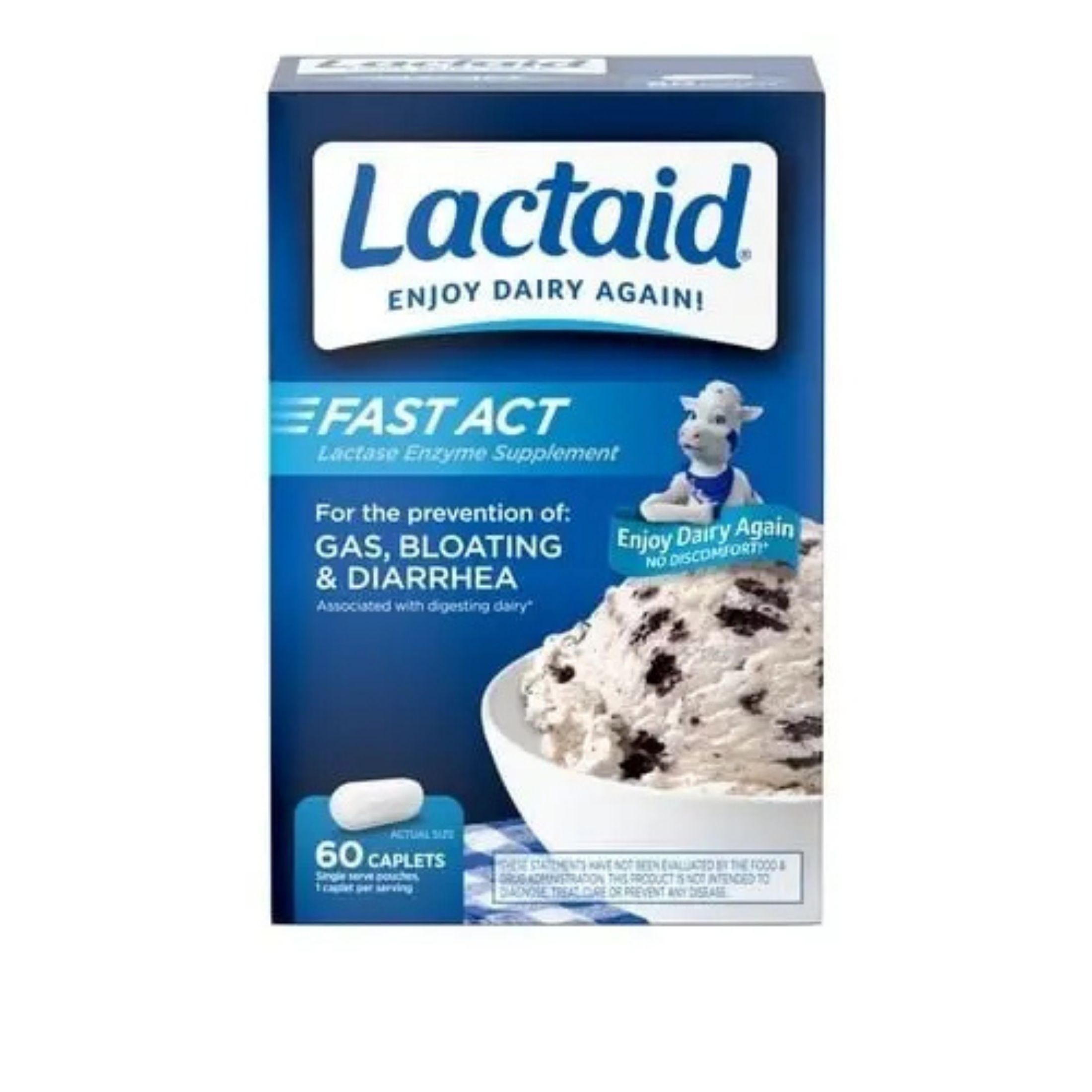 Lactaid Fast Act Caplet - 96ct