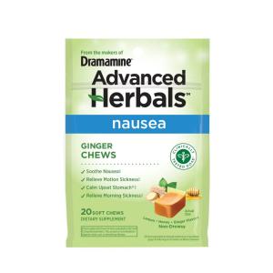 Dramamine Nausea Relief Soft Chews - Ginger, Lemon, Honey