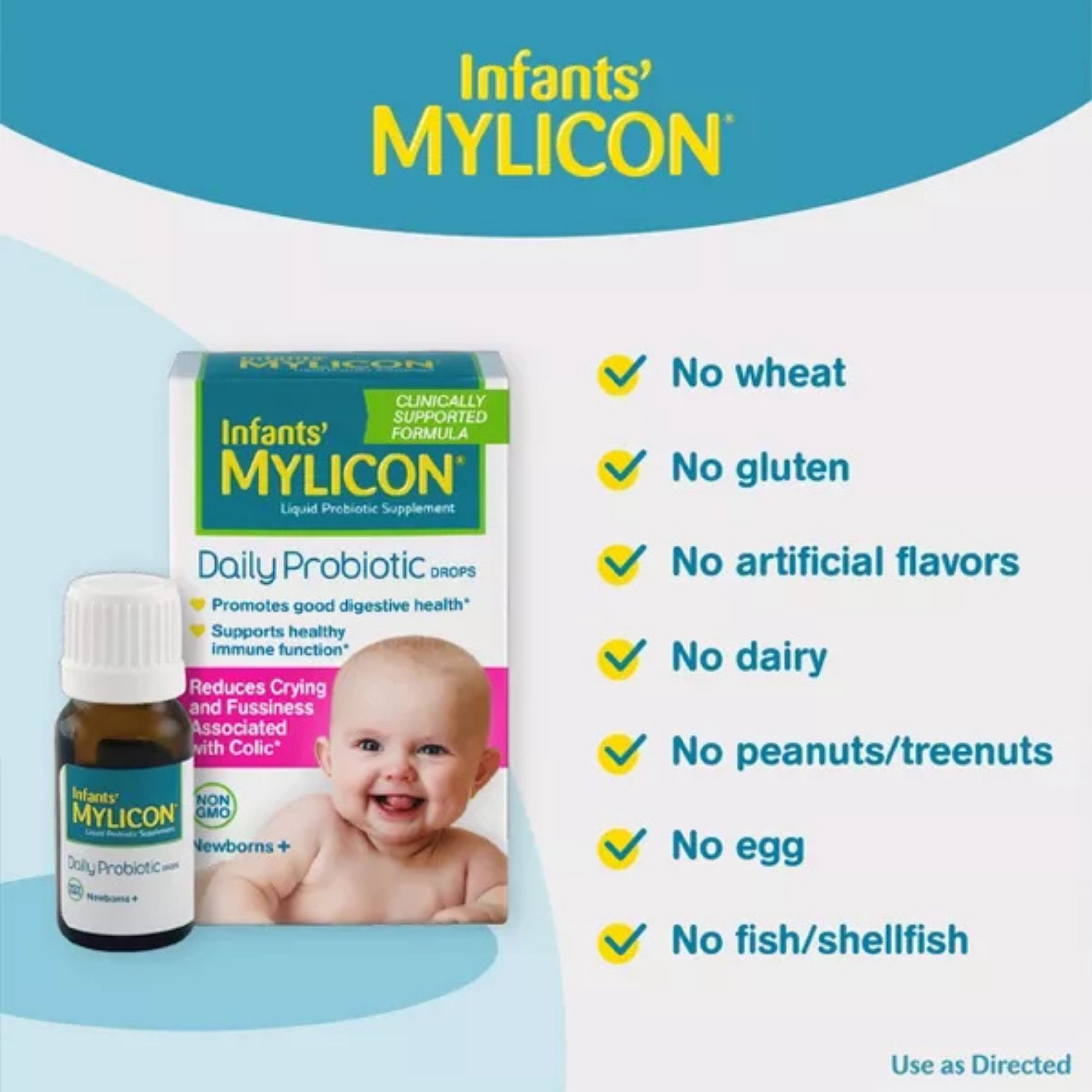 Infants' Mylicon Daily Probiotic Colic Drops - 0.28 Fl Oz