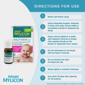 Infants' Mylicon Daily Probiotic Colic Drops - 0.28 Fl Oz