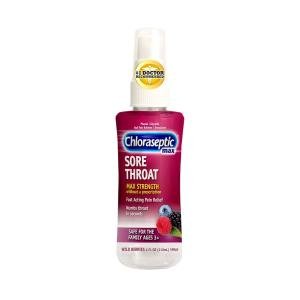 Chloraseptic Sore Throat Max Strength Wild Berries Spray 4 Fl Oz