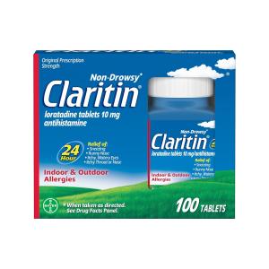 Claritin Allergy Relief 24 Hour Non-Drowsy Loratadine Tablets