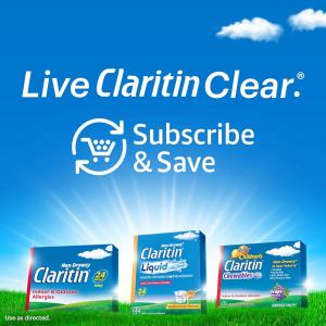 Claritin Allergy Relief 24 Hour Non-Drowsy Loratadine Tablets