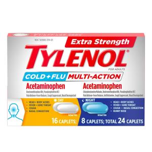 Tylenol Extra Strength Cold + Flu Relief Day & Night Caplets