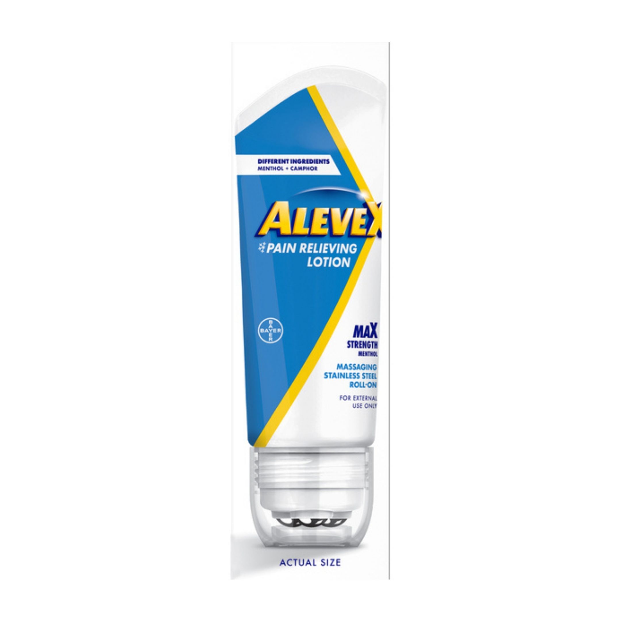AleveX Menthol Max Strength Pain Relieving Lotion 2.5 Oz