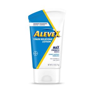 AleveX Max Strength Menthol Pain Relieving Lotion 2.7 Oz Tube