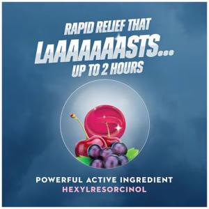 Mucinex InstaSoothe Sore Throat + Pain Relief, 3 In 1 Formula, Medicated Drops, Elderberry & Wild Cherry Flavor