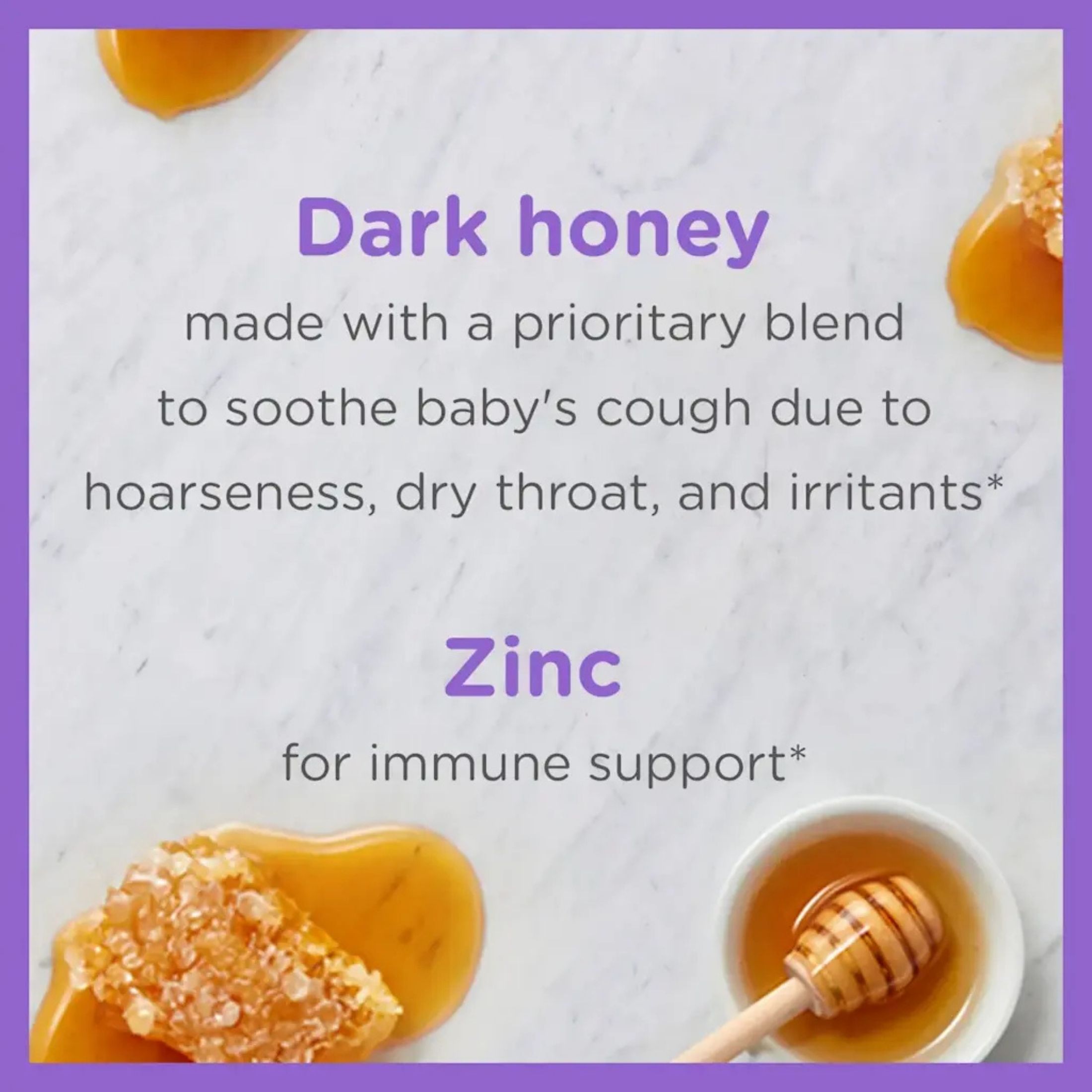 Zarbee's Baby Cough Syrup Immune Natural Cherry Flavor 2 Fl Oz