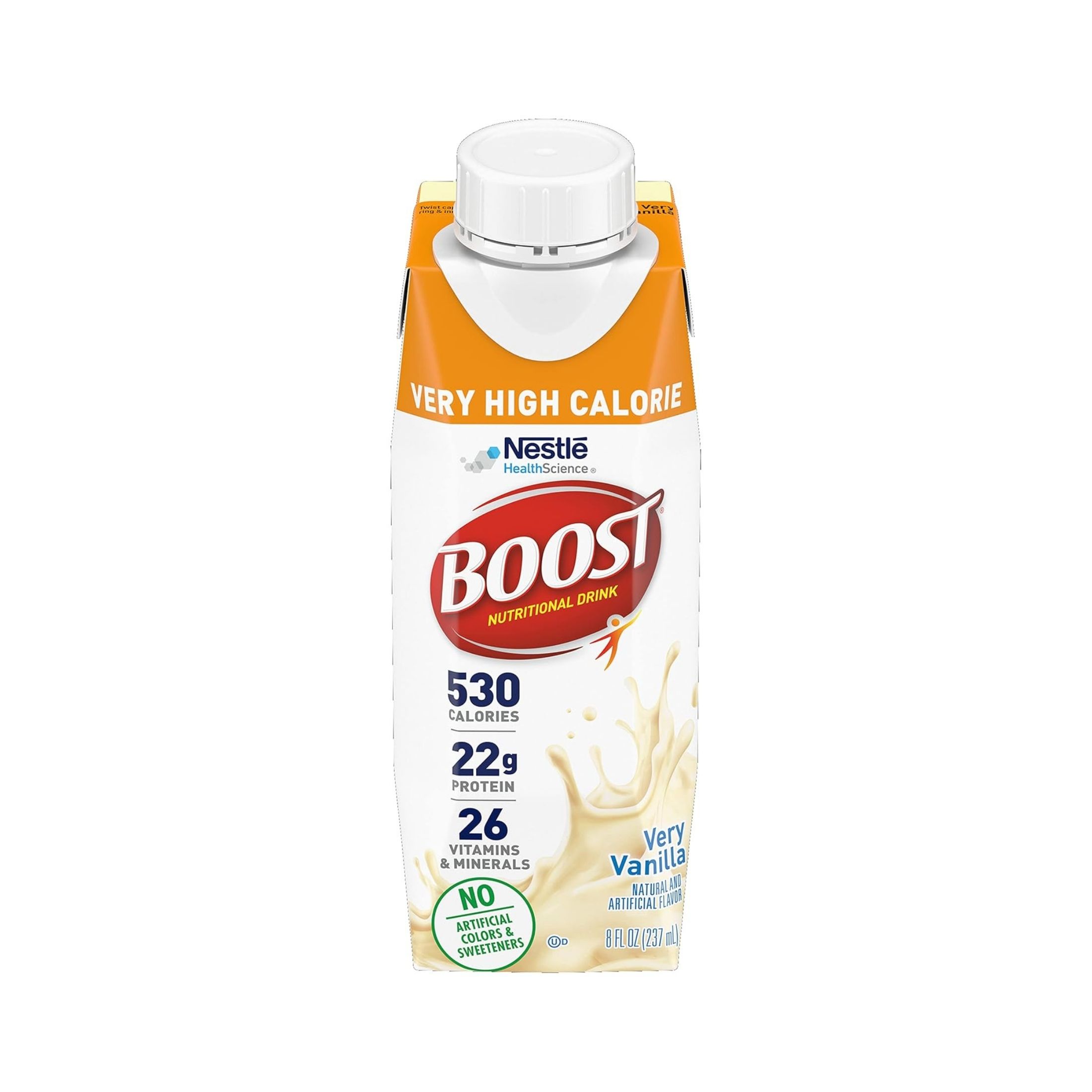 Boost Very High Calorie Vanilla Oral Supplement 8 Oz. Carton