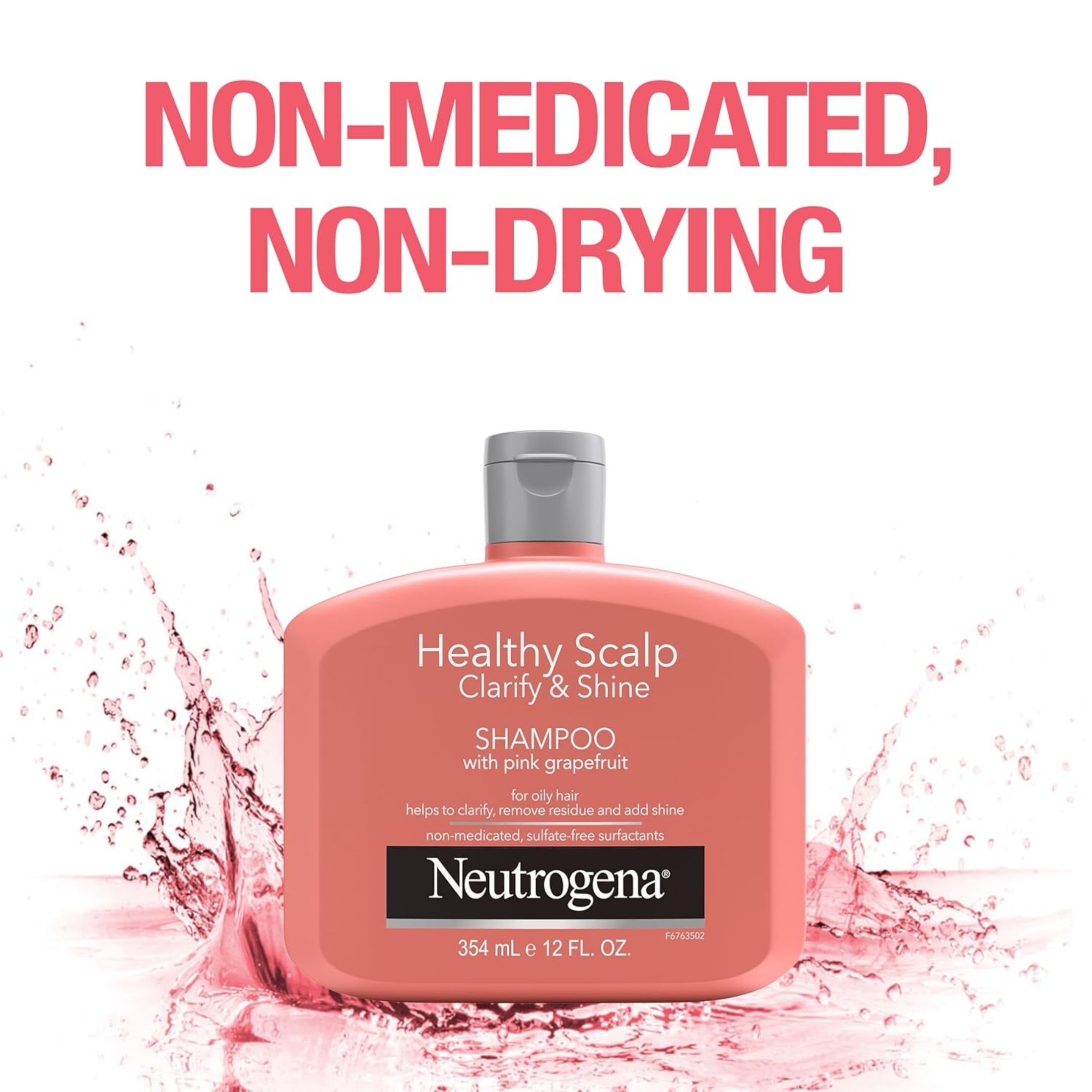 Neutrogena Healthy Scalp Clarify & Shine Shampoo With Pink Grapefruit - 12 Oz