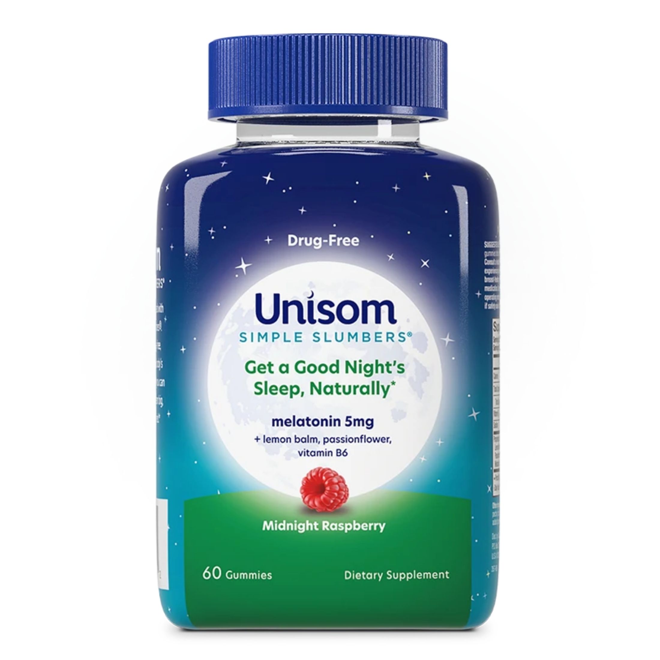 Unisom Simple Slumbers Midnight Raspberry 5 Mg Melatonin Gummies