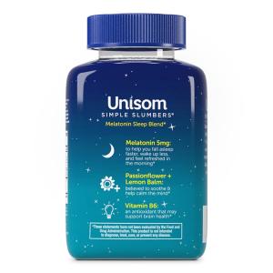 Unisom Simple Slumbers Midnight Raspberry 5 Mg Melatonin Gummies