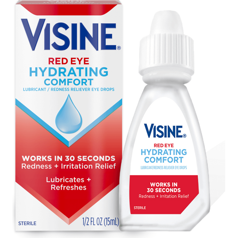 Visine Red Eye Hydrat Comfort Drop 0.5 Oz