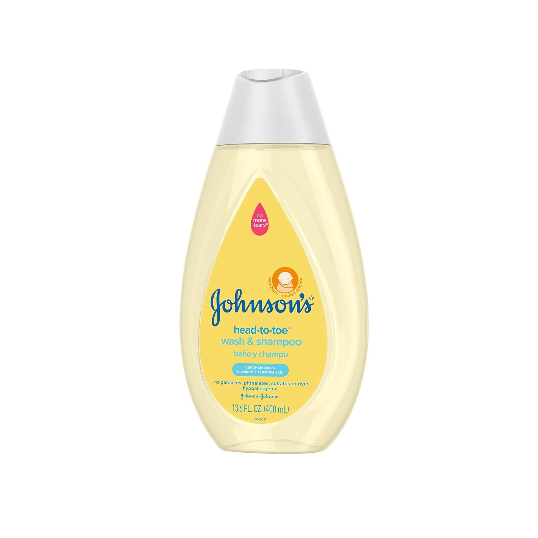 Johnson's Baby Wash & Shampoo, Newborn 13.6 Fl Oz