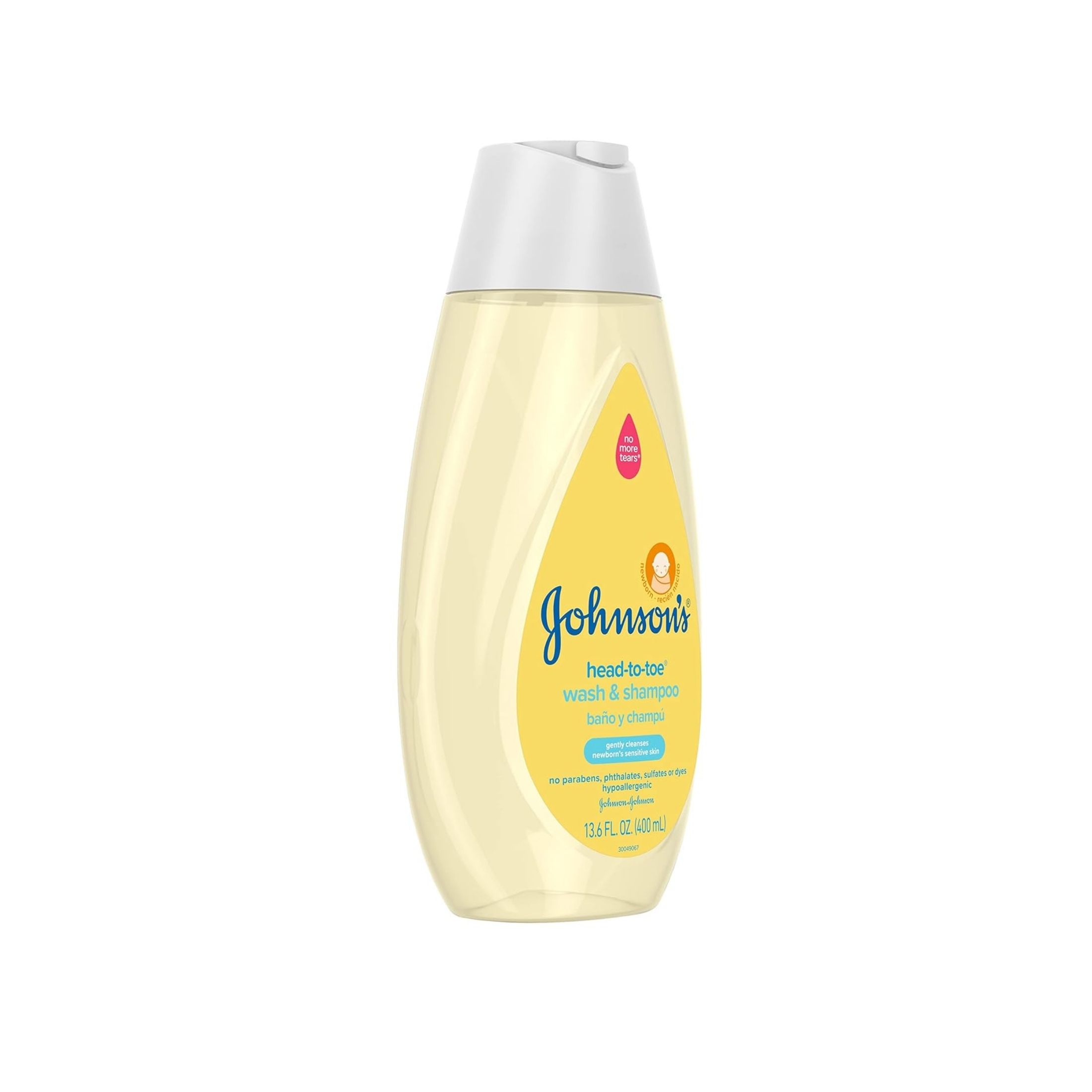 Johnson's Baby Wash & Shampoo, Newborn 13.6 Fl Oz