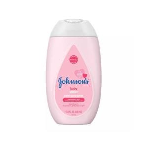 Johnson's Baby Moisturizing Mild Pink Body Lotion, Coconut Oil For Delicate Skin, Hypoallergenic - 13.6 Fl Oz