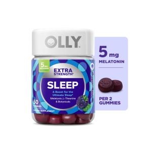 Olly Sleep, Extra Strength, 5 Mg, Gummies, Blackberry Zen