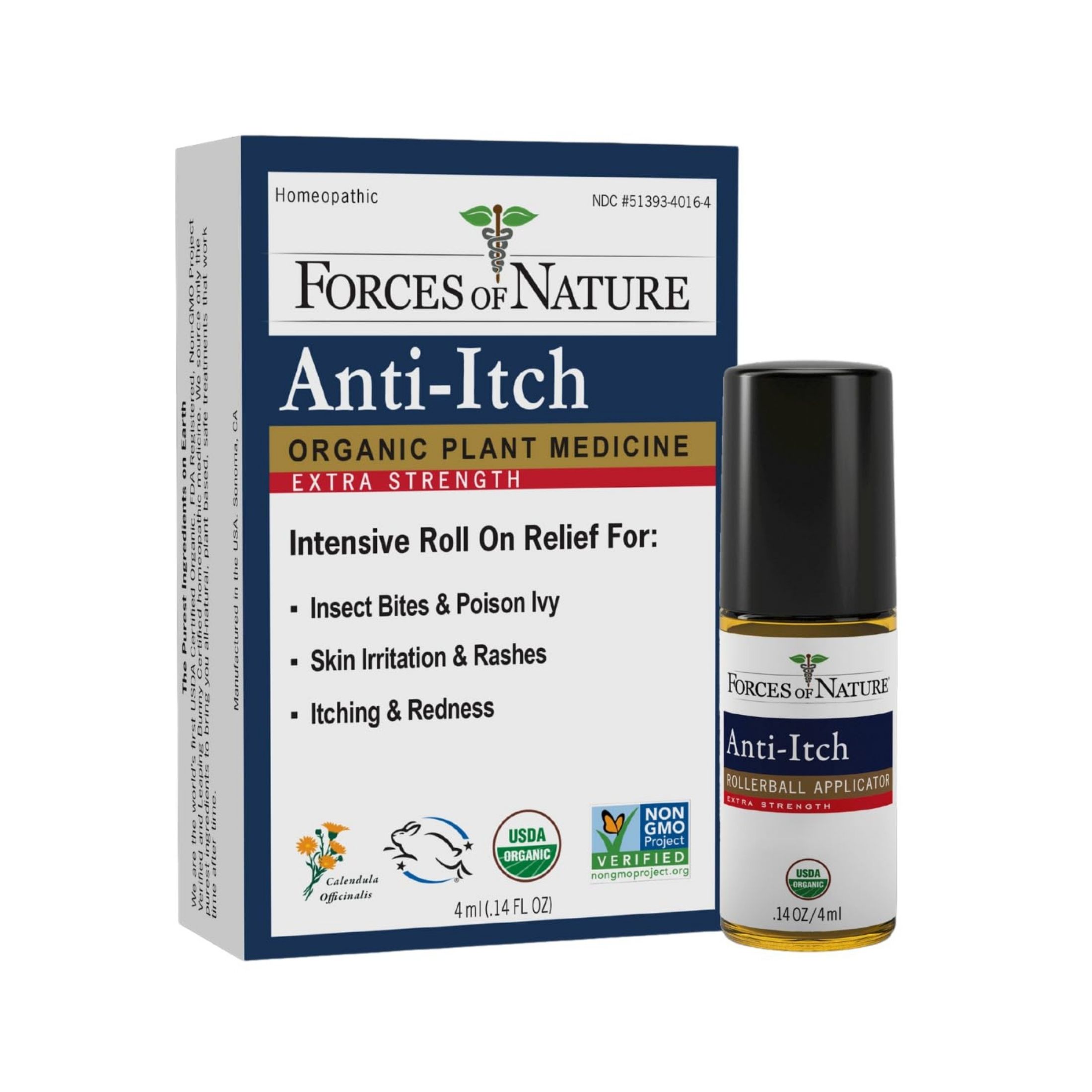 Forces of Nature Anti Itch Extra Strength 1/4 ML [UNFI #2701712] T