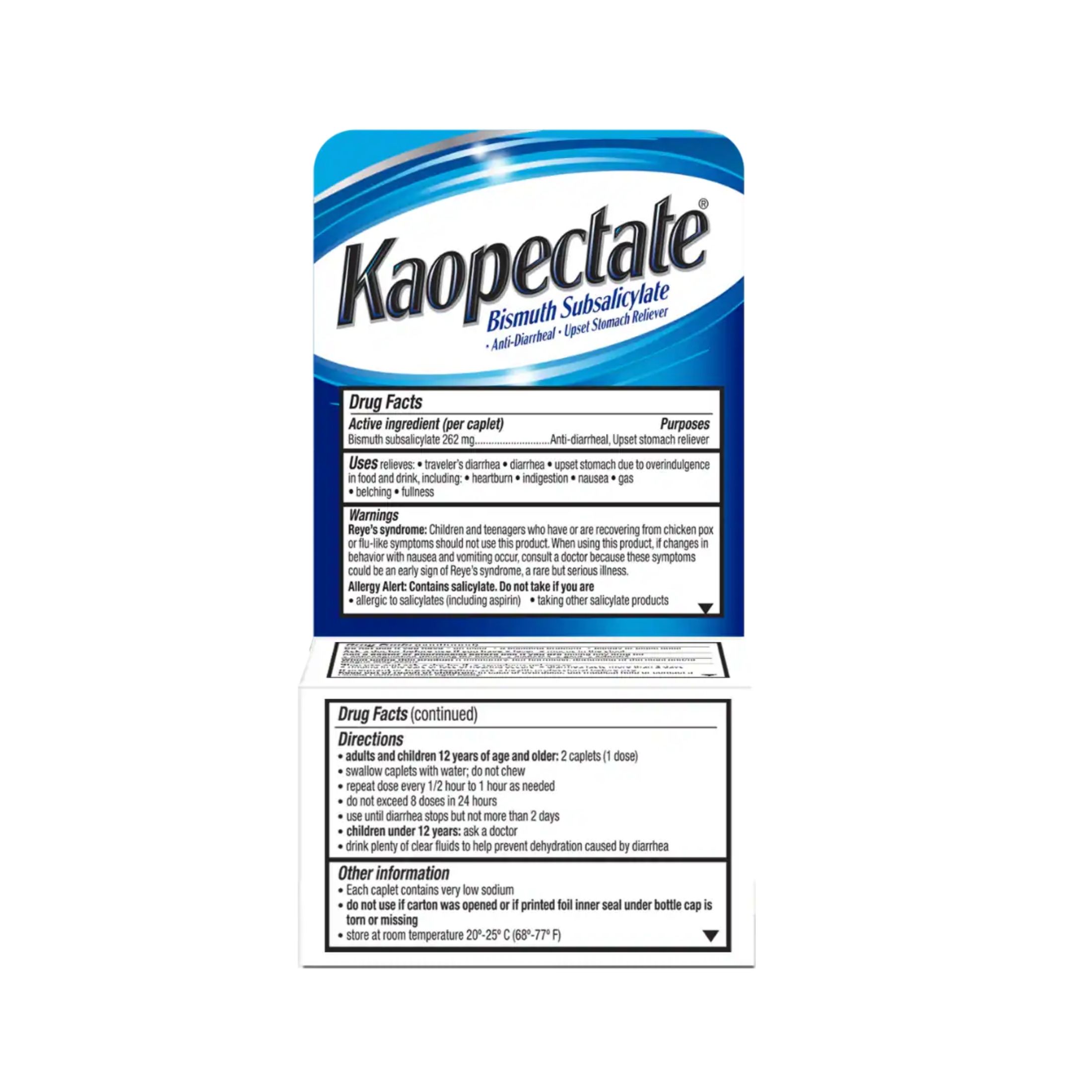 Kaopectate Diarrhea & Upset Stomach Relief Caplets