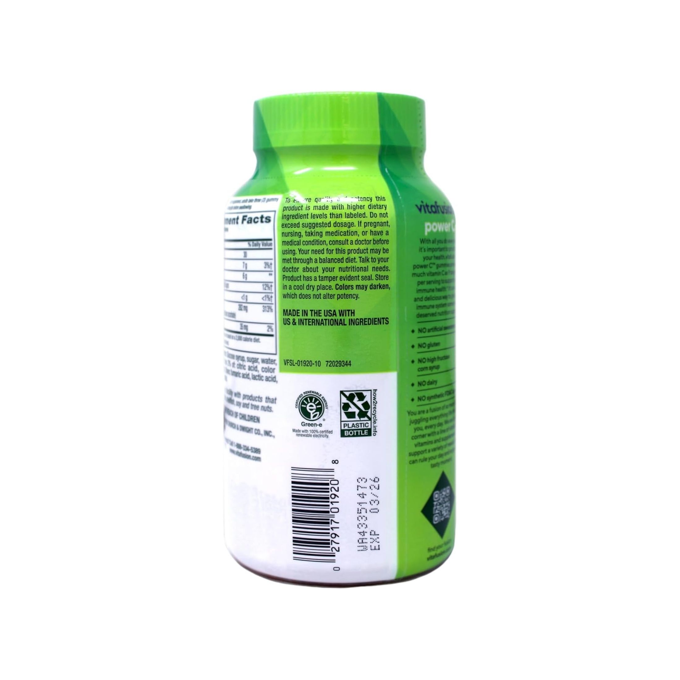 Vitafusion Power C Gummy Immune Support With Vitamin C, Orange Flavor
