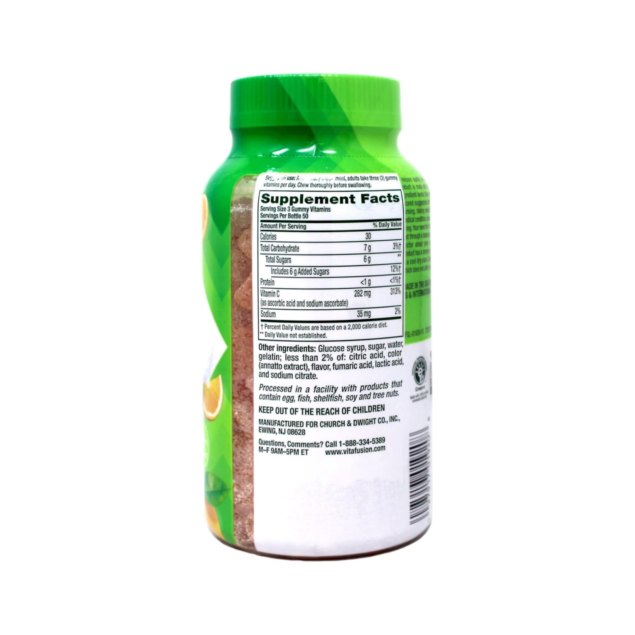 Vitafusion Power C Gummy Immune Support With Vitamin C, Orange Flavor